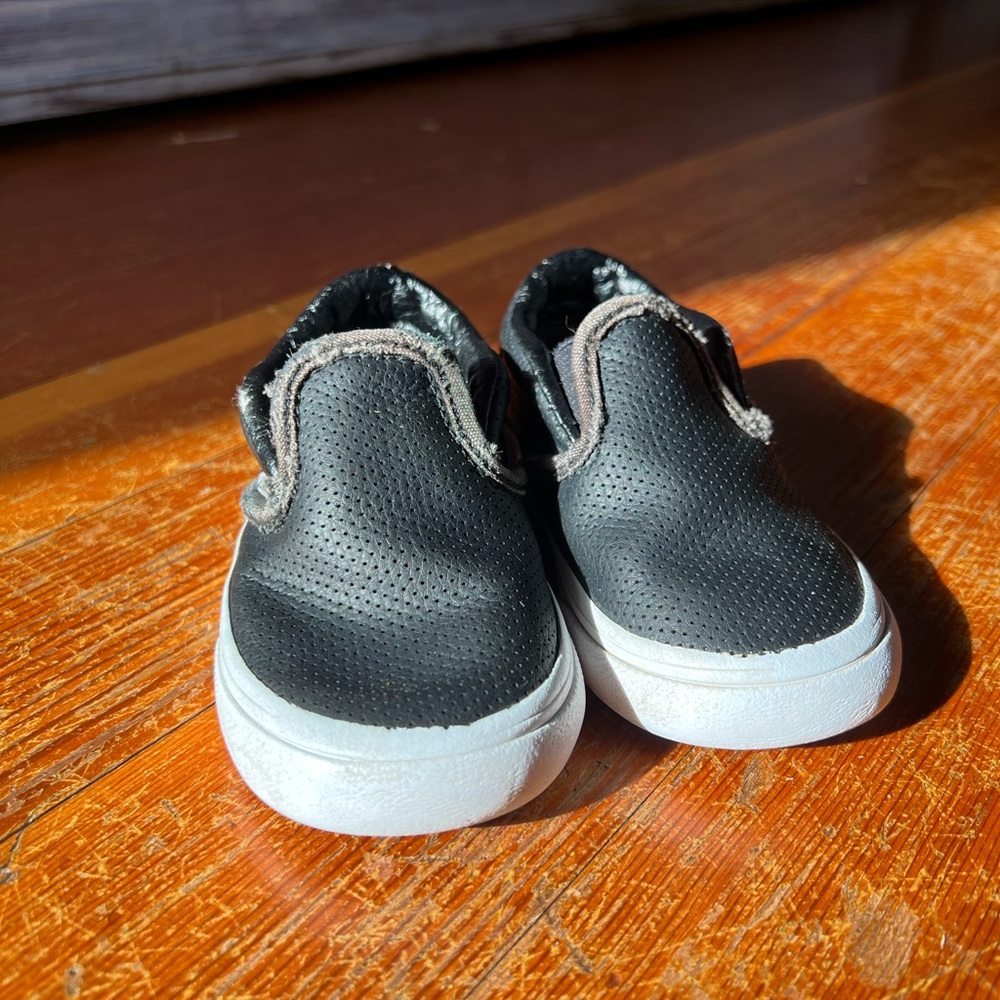 Vans Black Kids Slip-On Sneakers